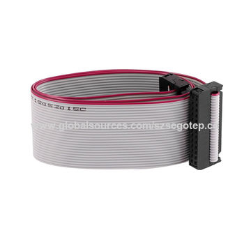Flat-ribbon cable 14 lines, gray color, 28AWG3.jpg Flat-ribbon cable 14 lines, gray color, 28AWG3.jpg