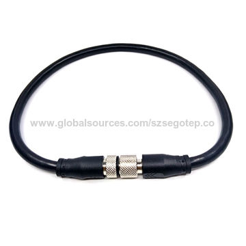 M12 Female Cable harness 3 wires plus hollow vent tube in cable. 2 meters long5.jpg