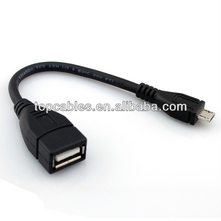factory direct sell micro USB OTG cable