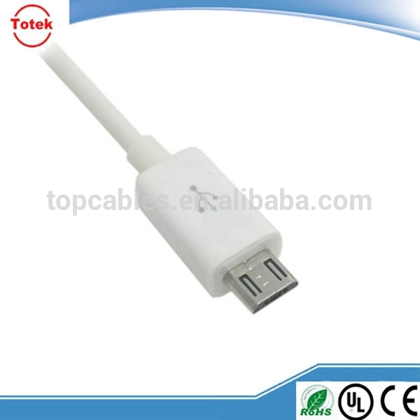 Customized white color 3.5mm male aux audio plug jack to usb cable