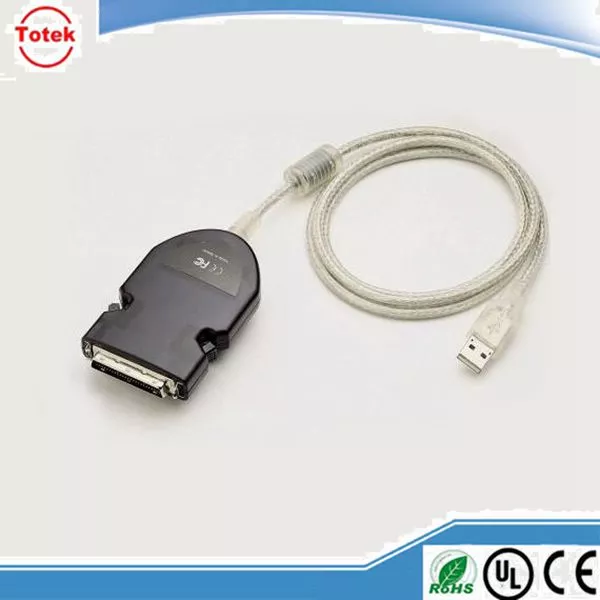 Custom male to male RS232 DB9 to USB cable