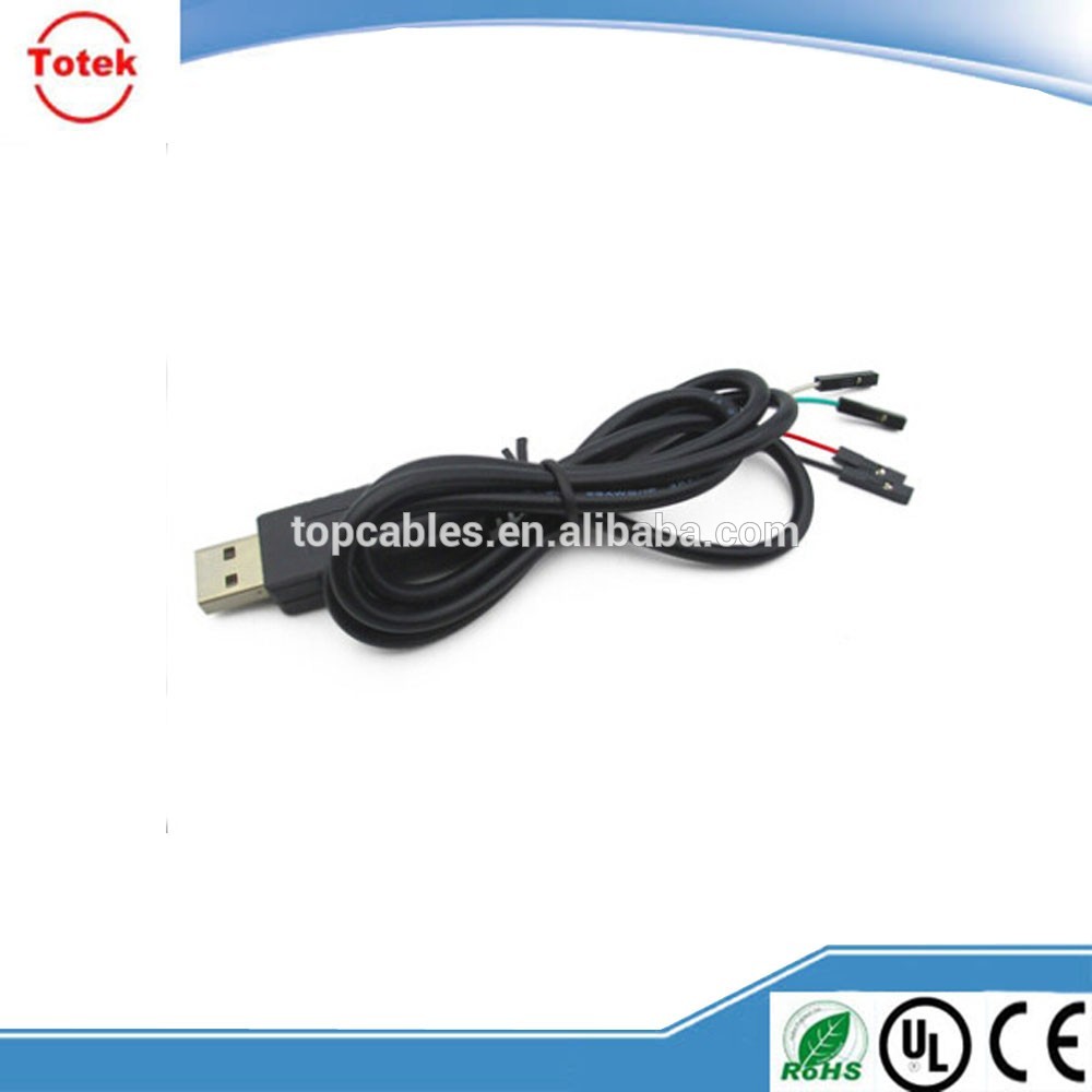 Panel mount USB2.0 cable A female to motherboard