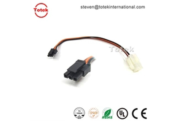 4pin Molex 43645 / 43030 to 3pin 3901 / 3900 connector Custom wire harness