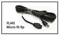 Molex 245132 10Pins female overmolded micro-fit to open end customized cable assembly, wire harness