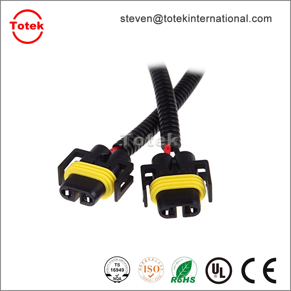 H11 H8 Female Connector Adapter Wiring Harness – Socket Plug For Fog Lights, 15cm, LED Compatible, Direct Fit