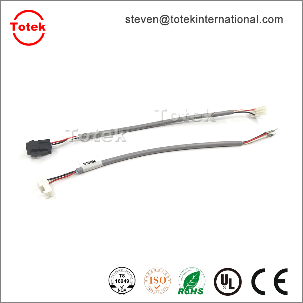 4pin molex 43020 to 3pin AMP 3-643814 connector customized wire harness.jpg