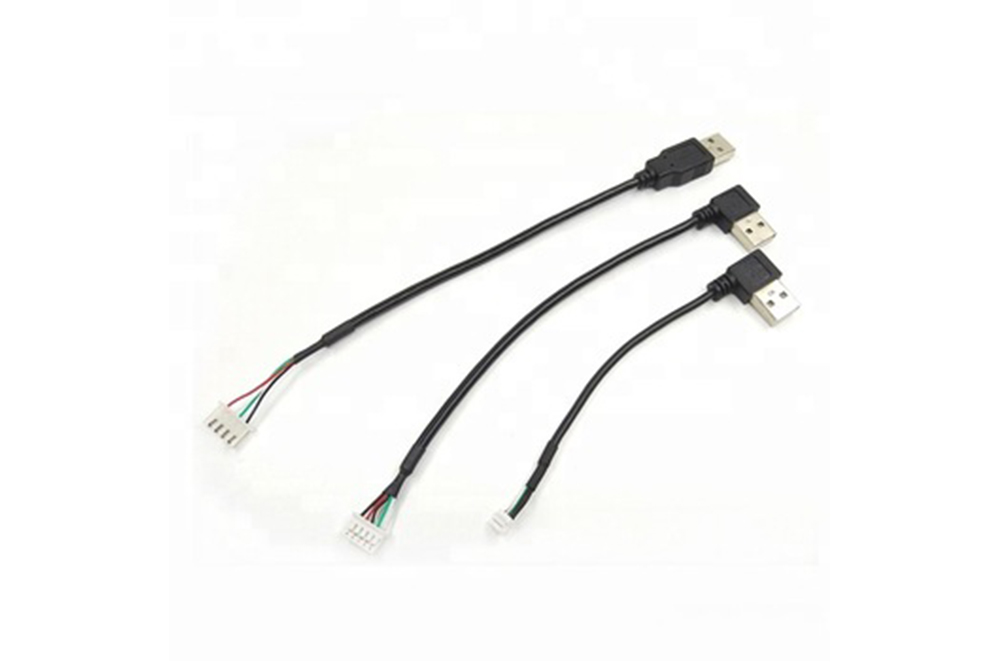 JST 5pin connector to straight or right/left angle customized usb