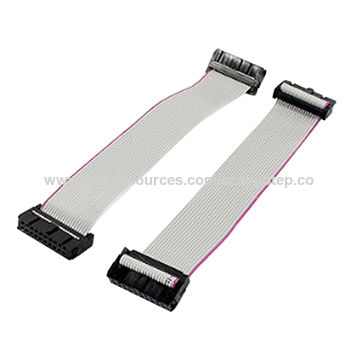 Flat-ribbon cable 14 lines, gray color, 28AWG.jpg