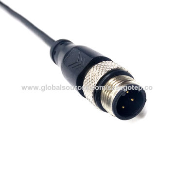 M12 A code Male Straight 3 Pin Aviation Connector Electrical with UL Cable2.jpg