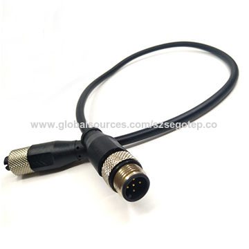 M12 connector 5pin waterproof malefemale plug and socket with UL Cable.jpg
