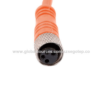 M8 4 Pin Female Straight Connector Aviation Socket with Yellow Cable2.jpg