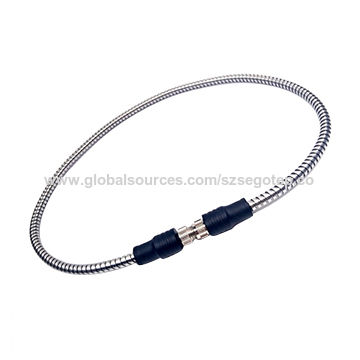 Straight Armored Cable 6 Pin TURCK To 2 Pin Mil M8 Connector.jpg