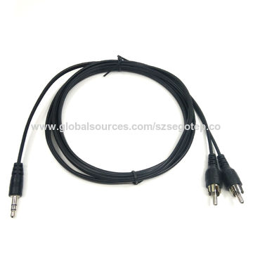 UL certificate 3.5mm stereo to 2 x RCA cable 6ft long2.jpg