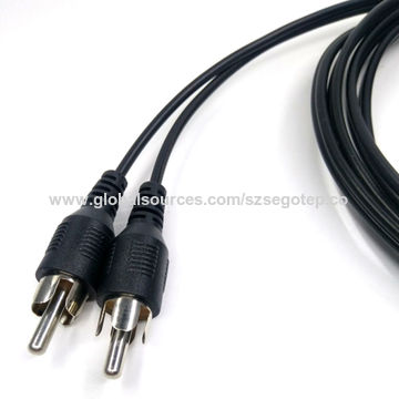 UL certificate 3.5mm stereo to 2 x RCA cable 6ft long3.jpg