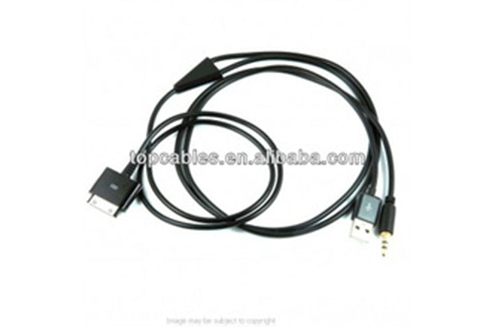 Professional cables factory direct selling car audio aux 3.5mm usb cable