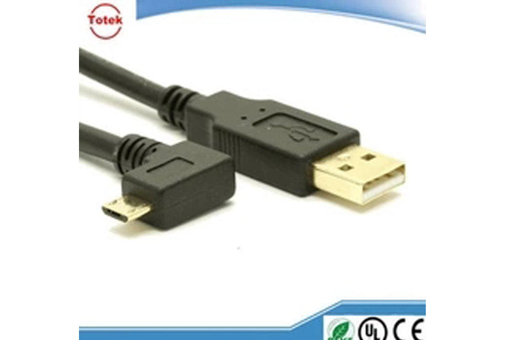 left angled 90 degree Micro USB Data Charge Cable