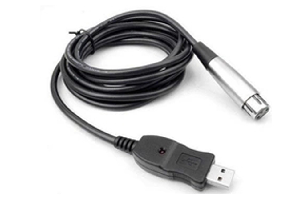 black wholesale usb male to xlr female microphone Mic Link cable