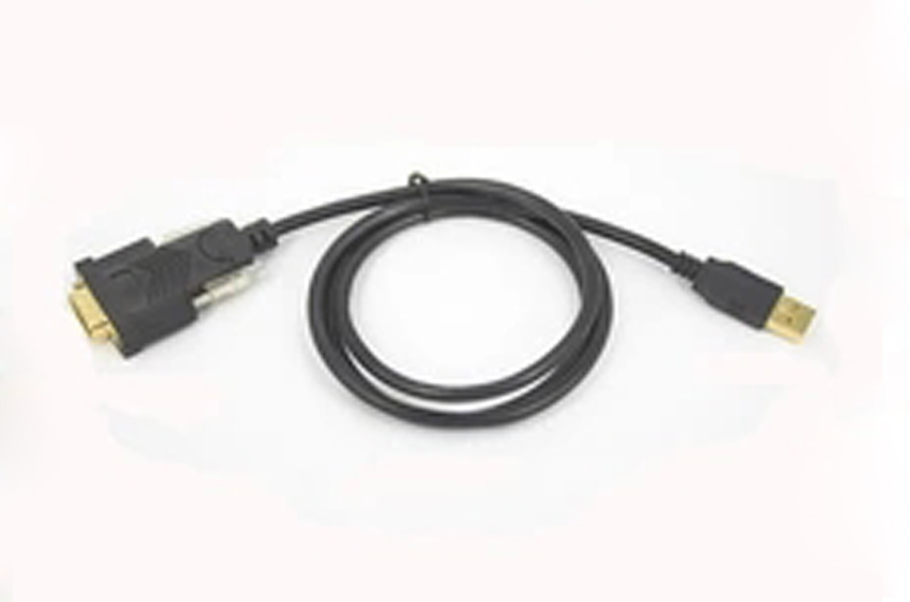 1m RS232 DB9 pin to usb- PL2303 converter cable with black color