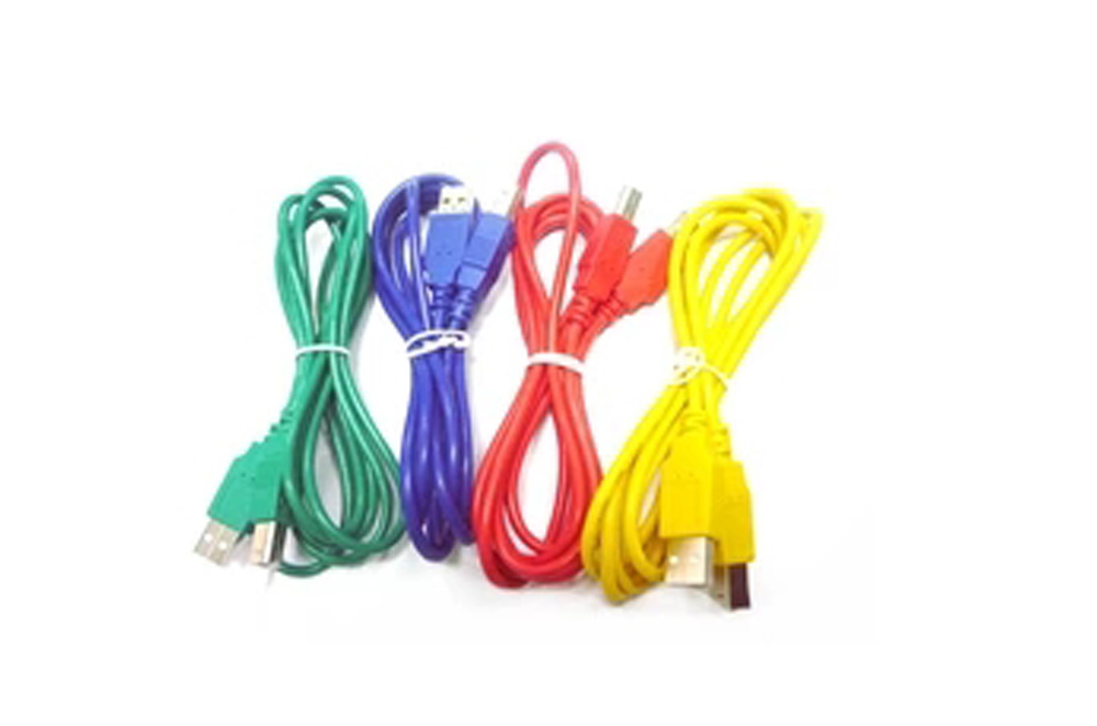 Gold connector micro usb cable