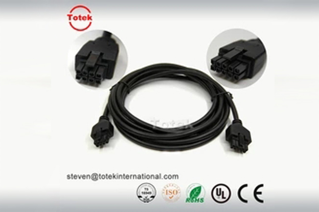 Molex 10Pins Female overmolded micro-fit to 8Pins male micro-fit Cable assembly,wire harness