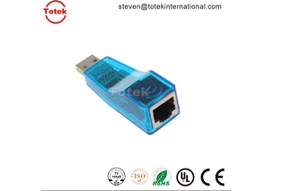 High quality usb AM to ethernet RJ45 female adapter