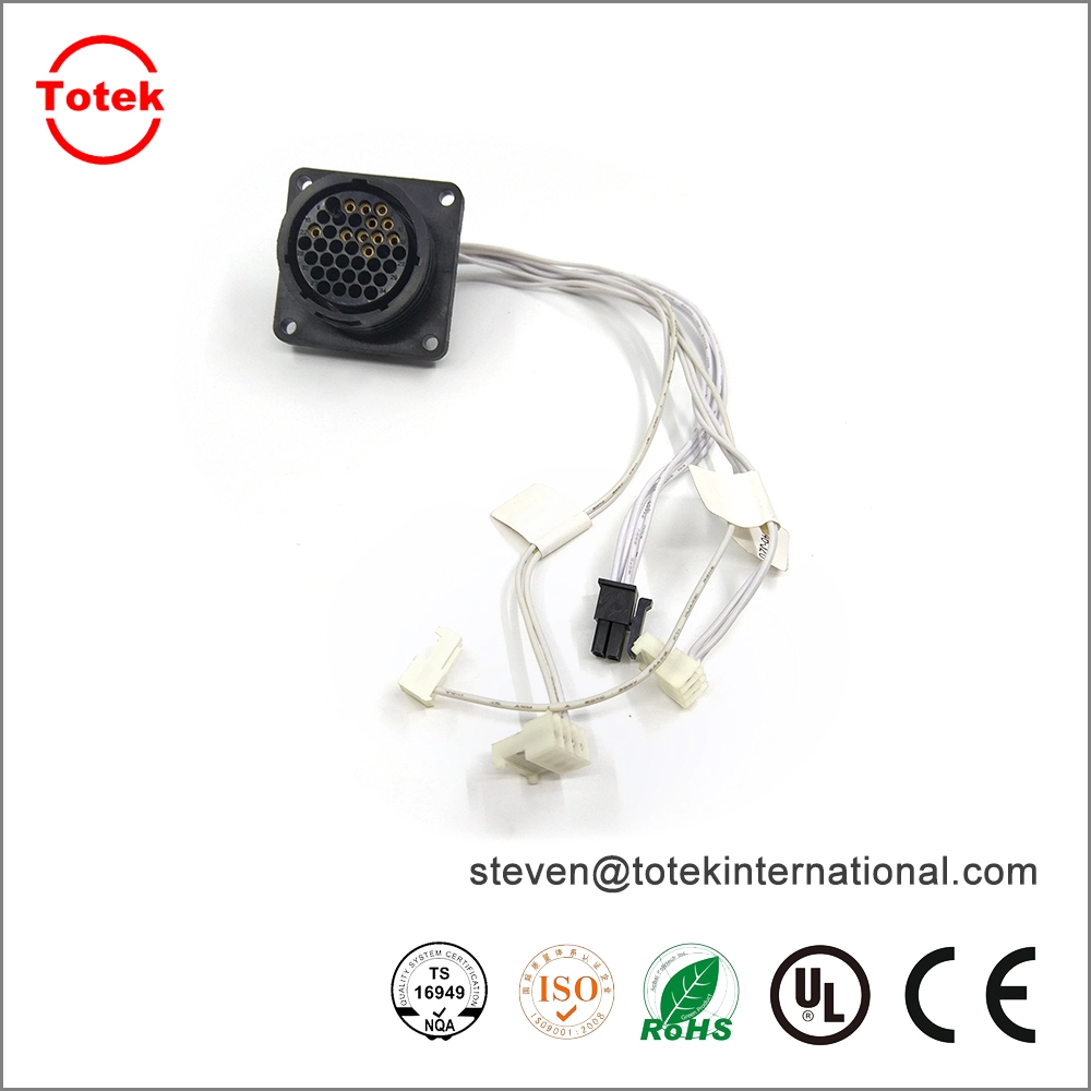 TE AMP CPC 206306 connector (Circular Plastic Connectors) to molex 43020 Micro-Fit custom cable assembly