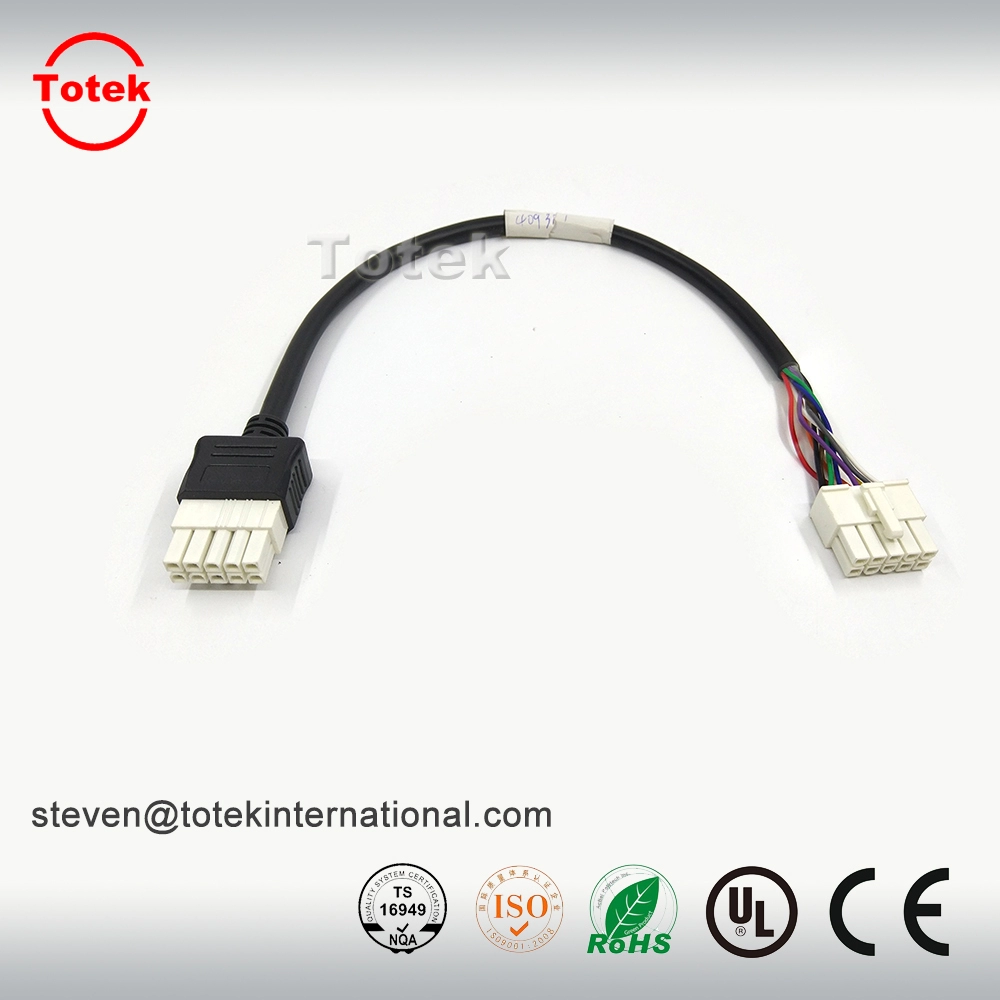 Molex 245132 18Pins female overmolded micro fit to 6pins micro fit cable assembly, wire harness