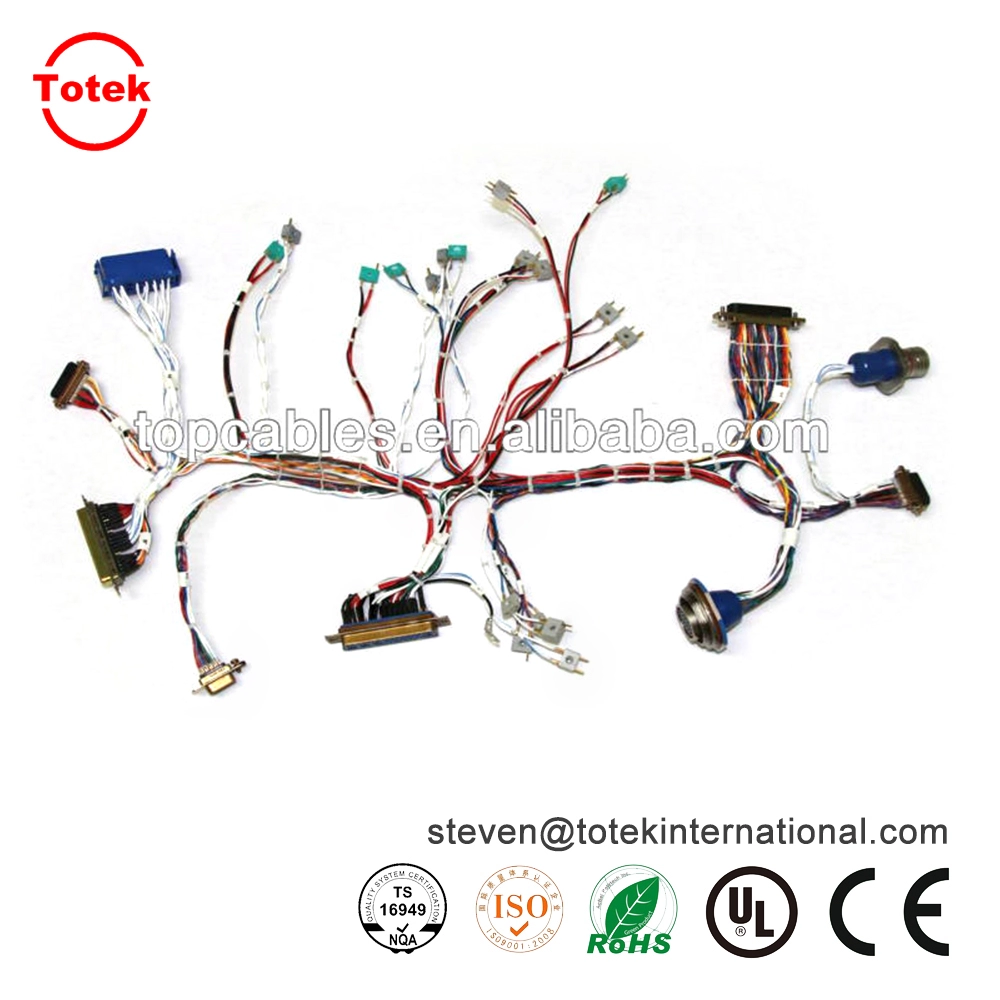 Automotive Wire Harness and cable assembly with AMP , Molex and JAE Connectors
