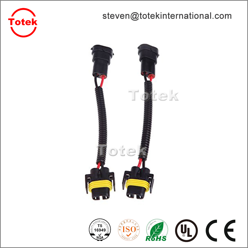 2pin H8 H9 H11 Wiring Harness Socket Wire Connector Plug Adapter for automotive LED Foglight Head Light Lamp Bulb