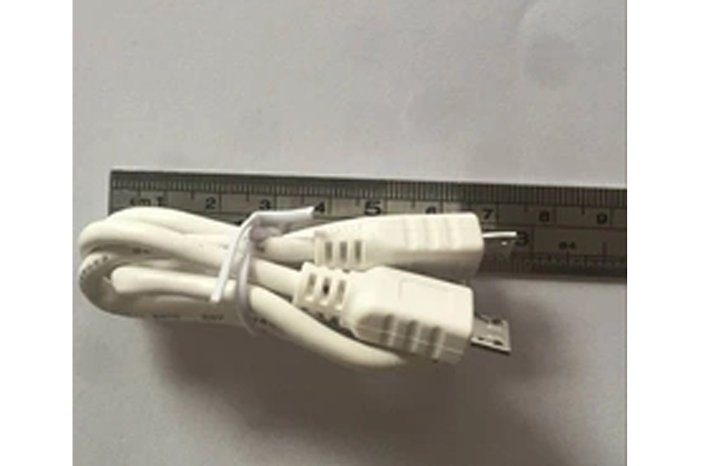 Customized short white Micro USB to Micro USB OTG cable