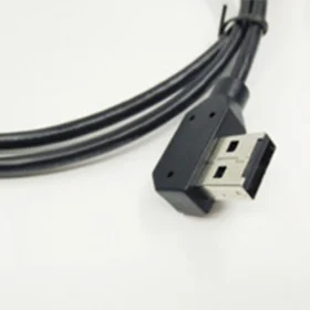 RoHS REACH UL compliant custom right angled USB 2.0 A male cable assembly