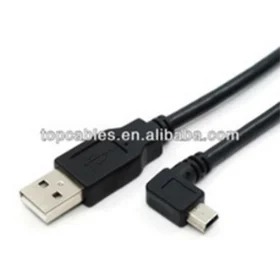 angled usb cables with 2.0 Version 2824AWG micro to usb AM