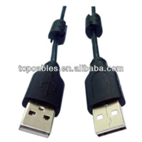 standard usb 2.0 AM to AM cable, 24awg/ 26awg/ 28awg copper usb data cable