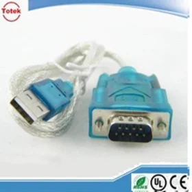 blue color usb to rs232 cable