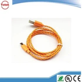 Wholesale 1m/2m/3m Colorful cellphone mini usb data cables