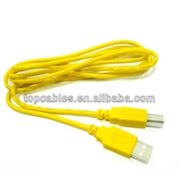 Type A to type B yellow color standard USB Cable