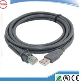Barcode scanner cable USB2.0 to ethernet 10P10C cable assembly