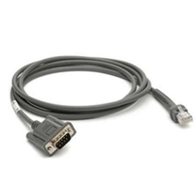 RS232 DB9P to RJ50 10P10C cable grey color 2M