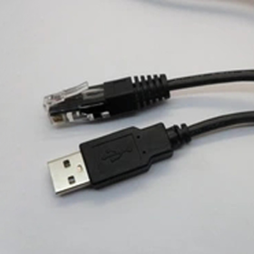 2m USB to rj50 10P10C cable assembly with molded connector