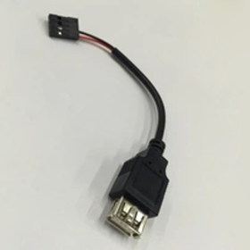 Custom USB 2.0 A socket connection to 4 pin Motherboard Header for charging