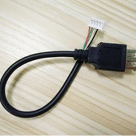 USB A female to 5P connector cable assembly