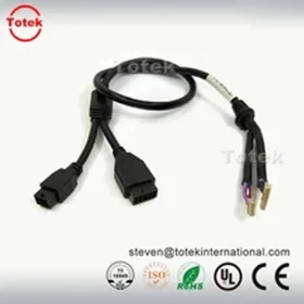 Molex 245132 10Pins and 6Pins male overmolded micro-fit to JST cable assembly, wire harness