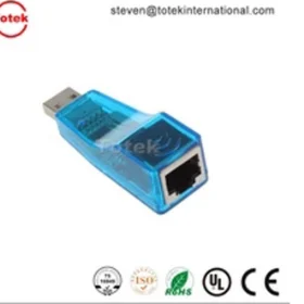 High quality usb AM to ethernet RJ45 female adapter