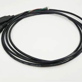 JST SH1.0-6P to USB A male and RCA cable assembly