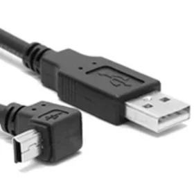 3FT USB A male to up angle mini USB extension cable