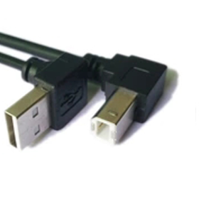 USB 2.0 up angle USB AM to down angle USB B male printer cable