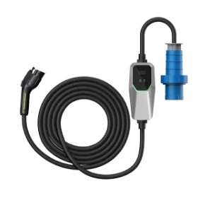 Automotive charging extend cable assembly with 7KW/32A