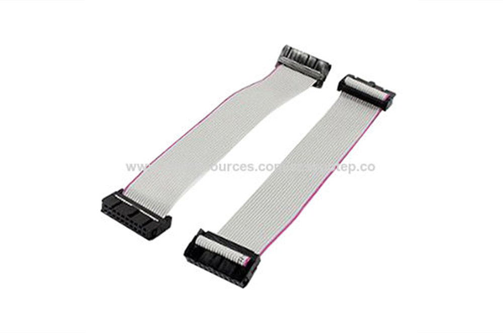 Flat-ribbon cable 14 lines, gray color, 28AWG-